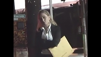 Office Lady Fingered To Orgasm On Bus